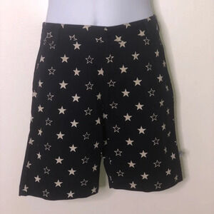 Sophie & Sam navy blue white star print shorts